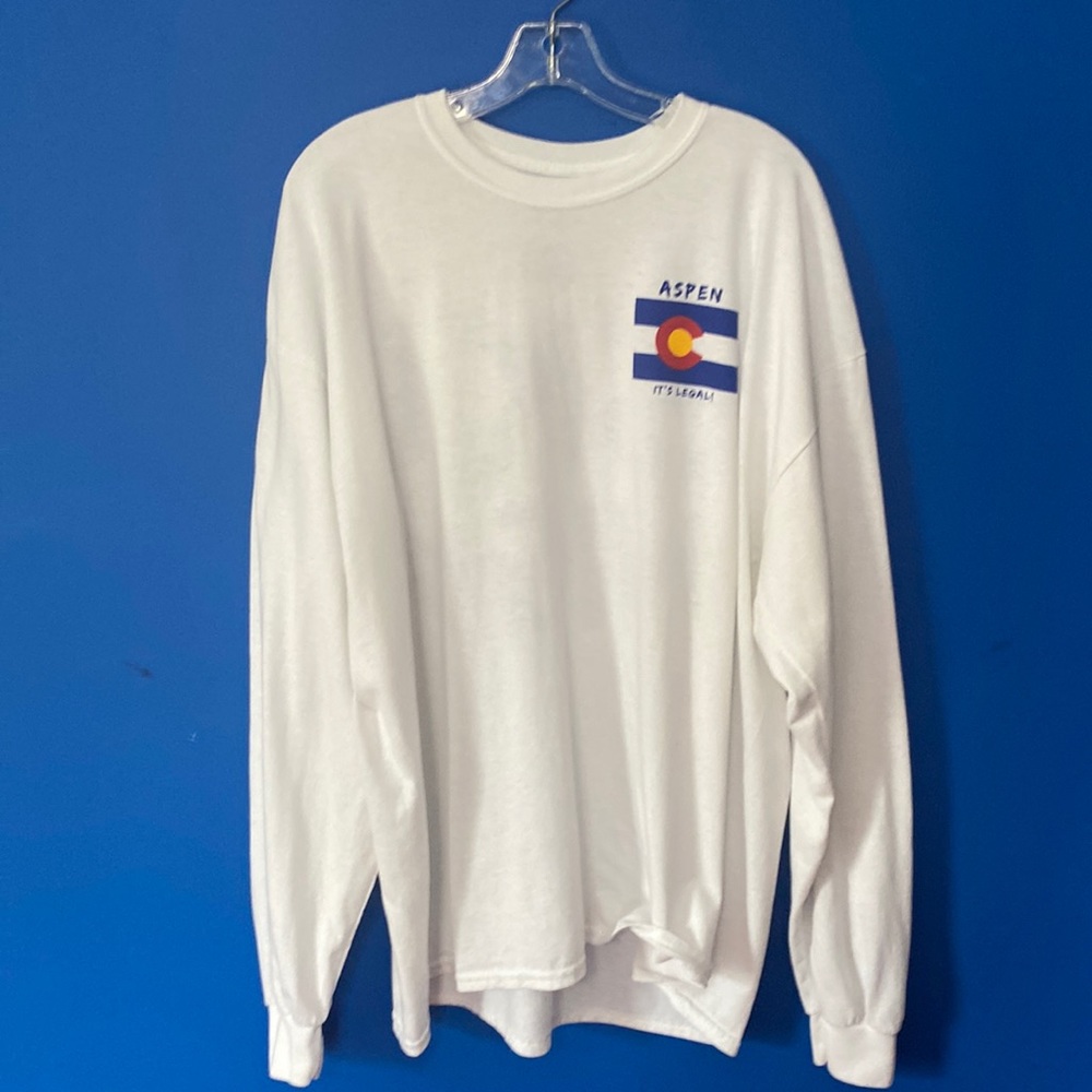 Men’s IT’S LEGAL ASPEN Long Sleeve T Shirt Sz 2XL